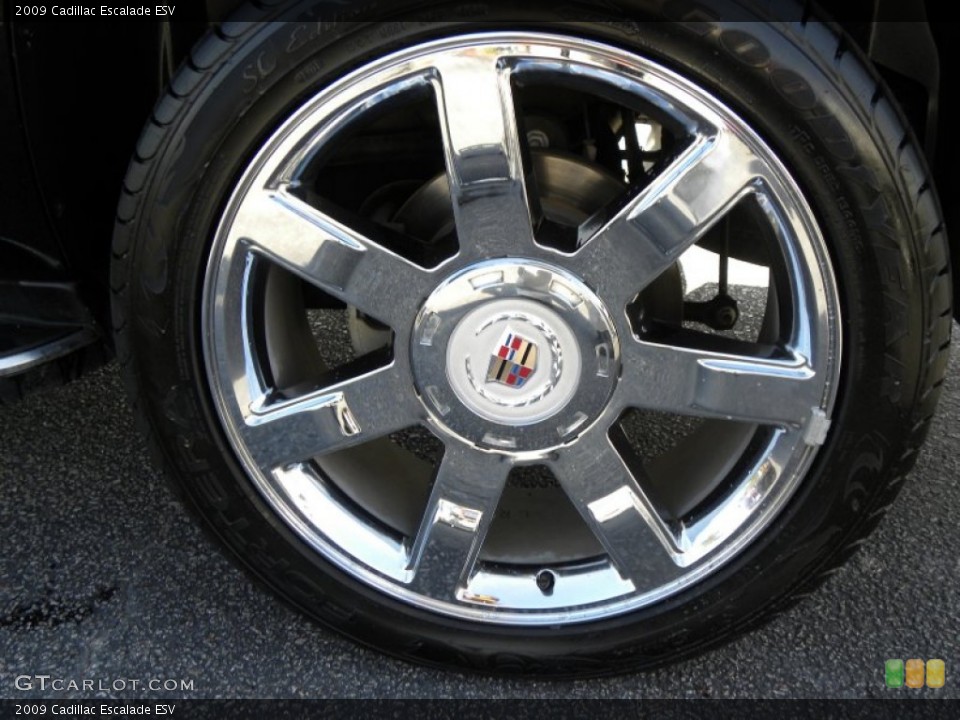 2009 Cadillac Escalade ESV Wheel and Tire Photo #63354521