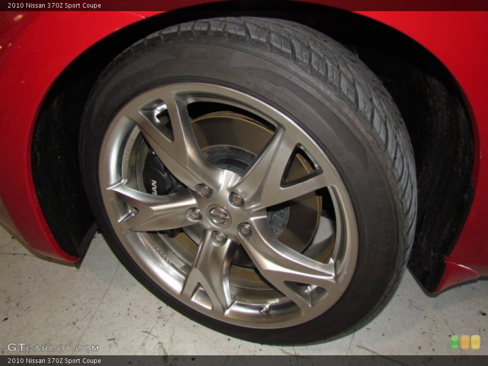 2010 Nissan 370Z Sport Coupe Wheel and Tire Photo #63356640