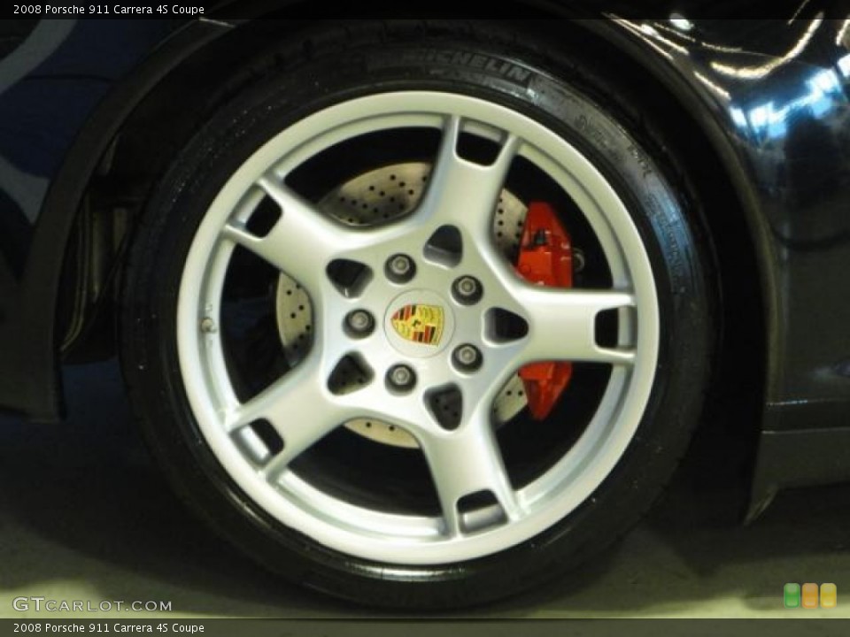 2008 Porsche 911 Carrera 4S Coupe Wheel and Tire Photo #63363575