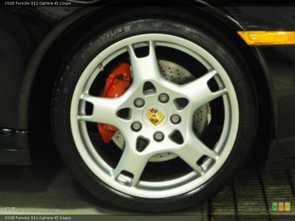 2008 Porsche 911 Carrera 4S Coupe Wheel and Tire Photo #63363586