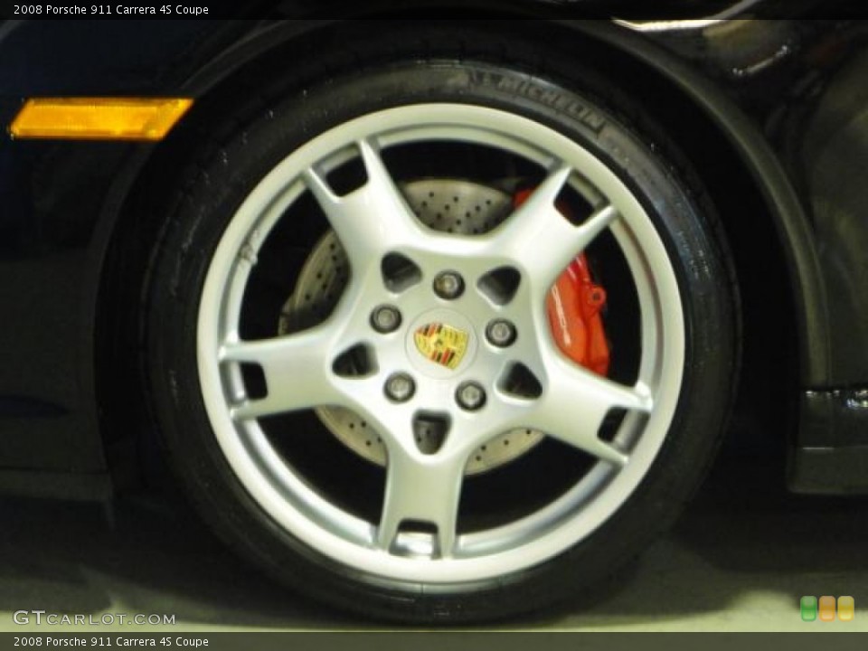 2008 Porsche 911 Carrera 4S Coupe Wheel and Tire Photo #63363597