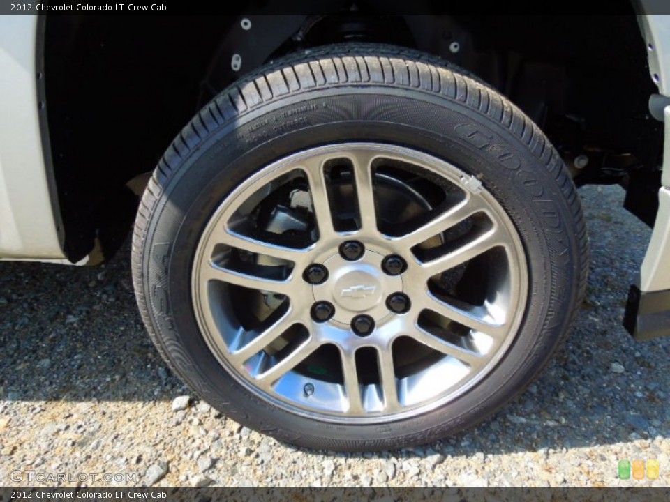 2012 Chevrolet Colorado LT Crew Cab Wheel and Tire Photo #63378725