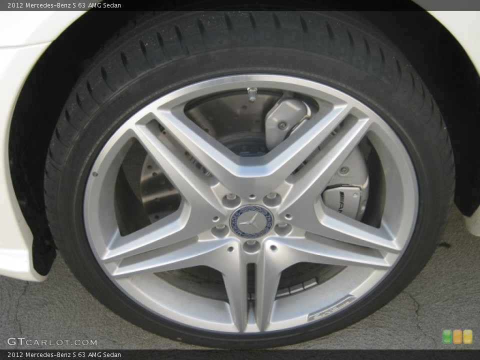 2012 Mercedes-Benz S 63 AMG Sedan Wheel and Tire Photo #63384859
