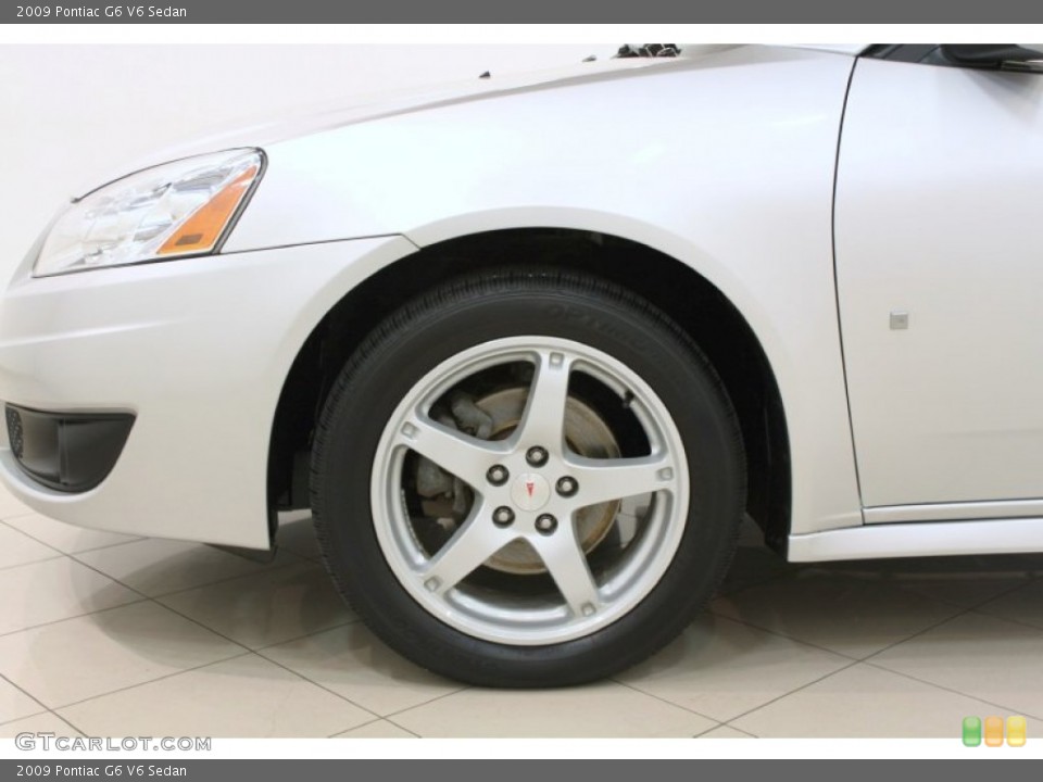 2009 Pontiac G6 V6 Sedan Wheel and Tire Photo #63390982