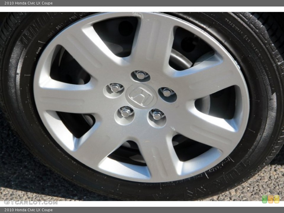 2010 Honda Civic LX Coupe Wheel and Tire Photo #63397376