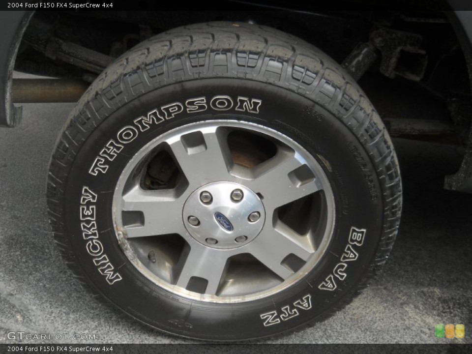 2004 Ford F150 FX4 SuperCrew 4x4 Wheel and Tire Photo #63397384