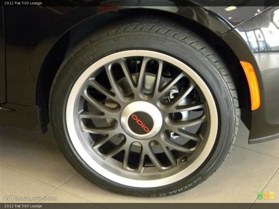 2012 Fiat 500 Custom Wheel and Tire Photo #63405407