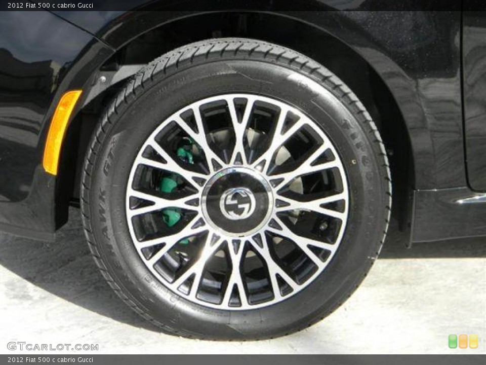 2012 Fiat 500 c cabrio Gucci Wheel and Tire Photo #63406121