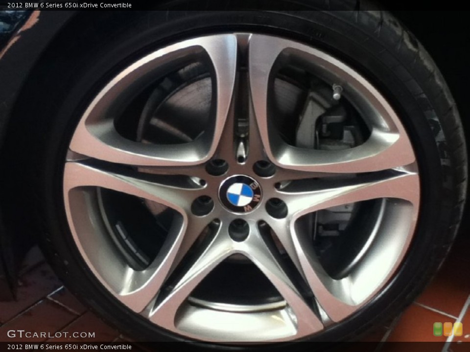 2012 BMW 6 Series 650i xDrive Convertible Wheel and Tire Photo #63409010