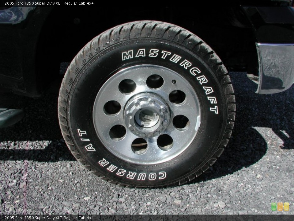 2005 Ford F350 Super Duty XLT Regular Cab 4x4 Wheel and Tire Photo #63409063