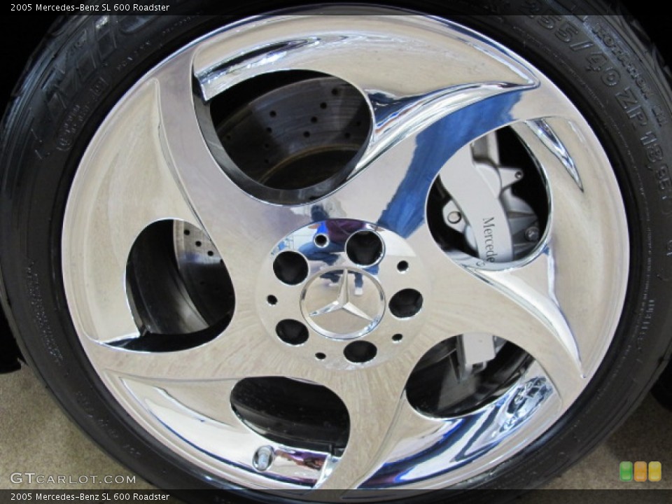 2005 Mercedes-Benz SL 600 Roadster Wheel and Tire Photo #63423002