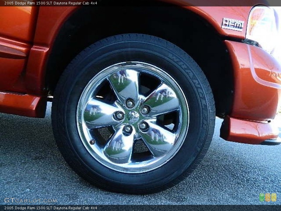 2005 Dodge Ram 1500 SLT Daytona Regular Cab 4x4 Wheel and Tire Photo #63423628