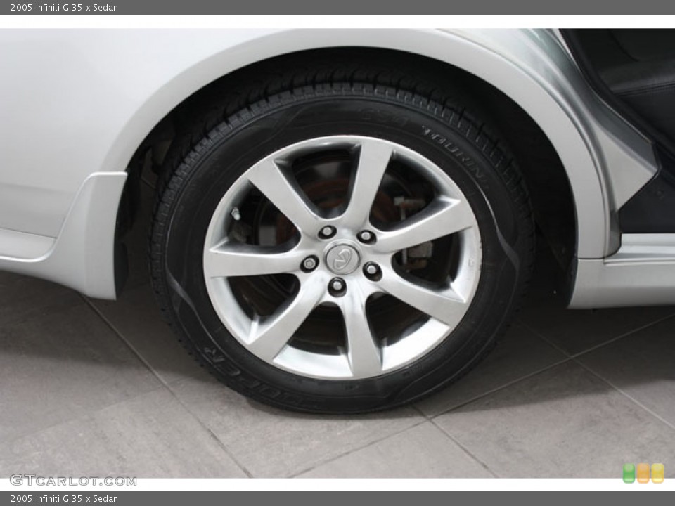2005 Infiniti G 35 x Sedan Wheel and Tire Photo #63426268