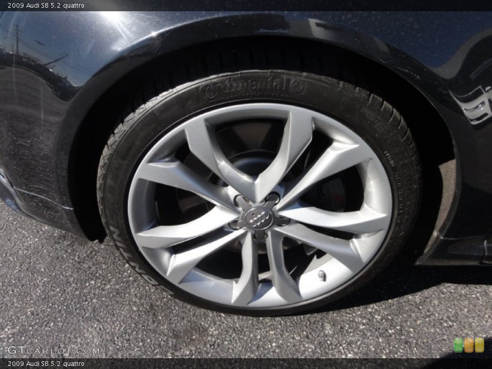 2009 Audi S8 5.2 quattro Wheel and Tire Photo #63428866