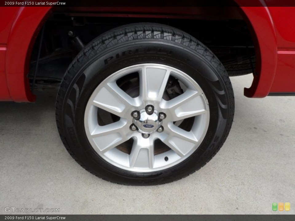 2009 Ford F150 Lariat SuperCrew Wheel and Tire Photo #63429656
