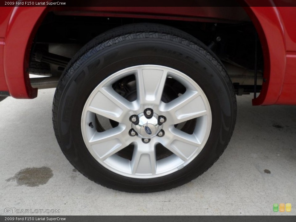 2009 Ford F150 Lariat SuperCrew Wheel and Tire Photo #63429665