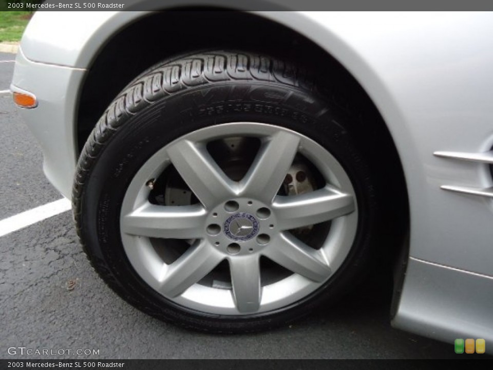2003 Mercedes-Benz SL 500 Roadster Wheel and Tire Photo #63442087