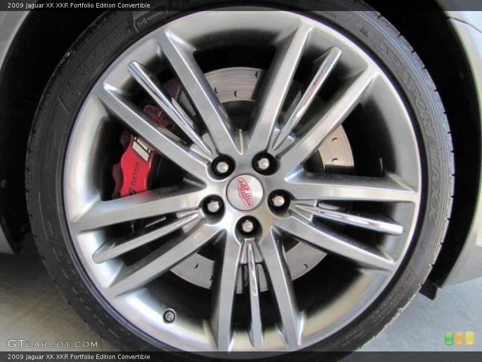 2009 Jaguar XK XKR Portfolio Edition Convertible Wheel and Tire Photo #63444863