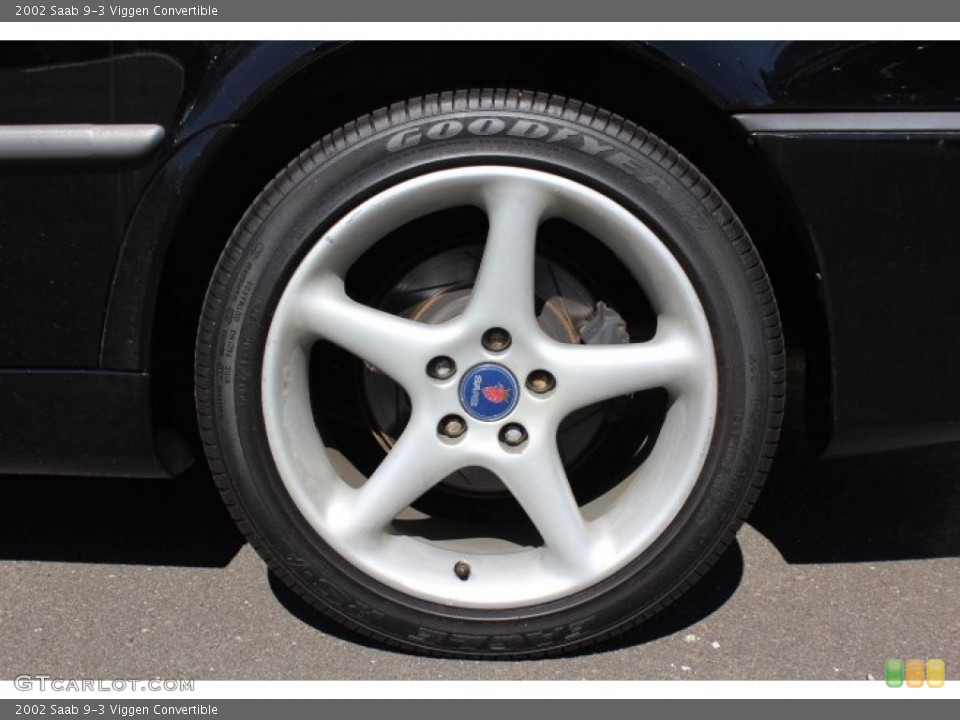 2002 Saab 9-3 Viggen Convertible Wheel and Tire Photo #63456655