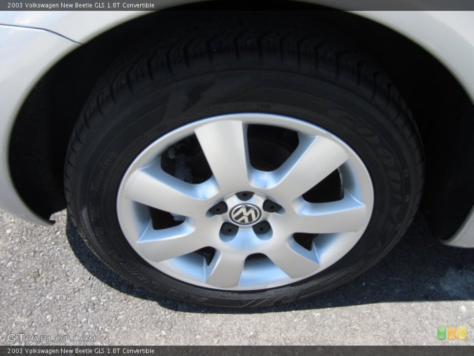 2003 Volkswagen New Beetle GLS 1.8T Convertible Wheel and Tire Photo #63457245