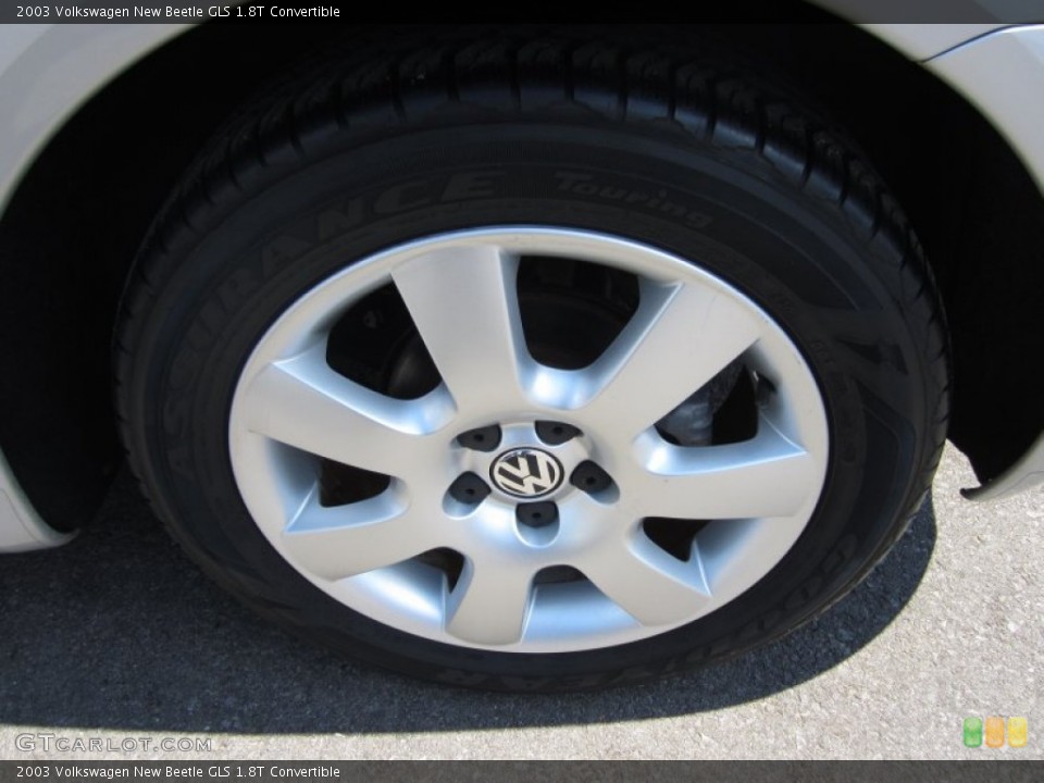 2003 Volkswagen New Beetle GLS 1.8T Convertible Wheel and Tire Photo #63457256