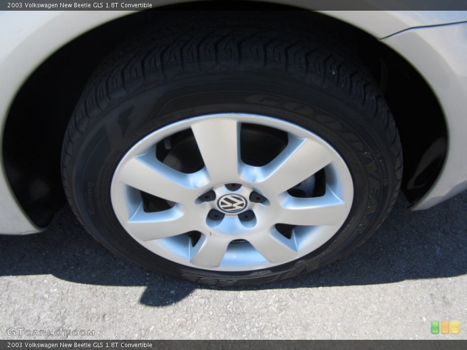 2003 Volkswagen New Beetle GLS 1.8T Convertible Wheel and Tire Photo #63457267