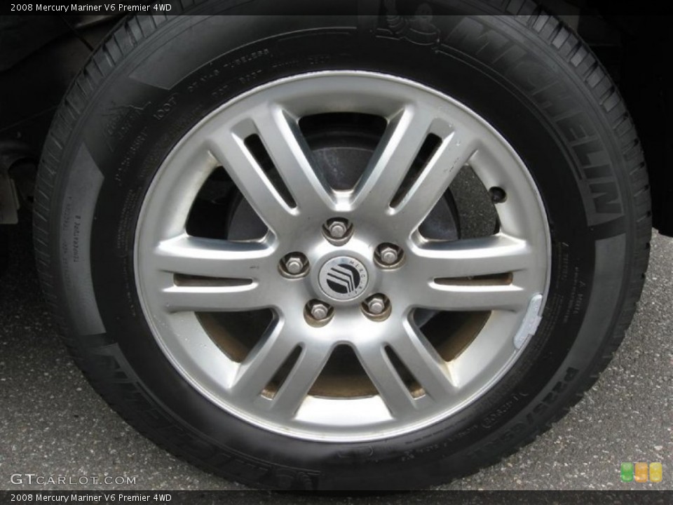 2008 Mercury Mariner V6 Premier 4WD Wheel and Tire Photo #63461458