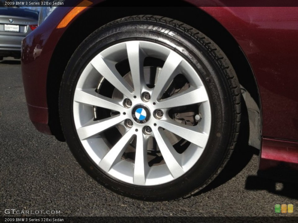 2009 BMW 3 Series 328xi Sedan Wheel and Tire Photo #63478893