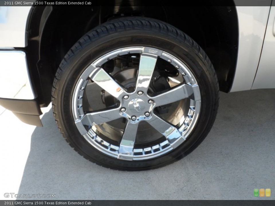 2011 GMC Sierra 1500 Texas Edition Extended Cab Wheel and Tire Photo #63506575