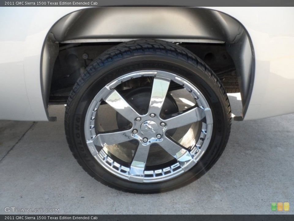 2011 GMC Sierra 1500 Texas Edition Extended Cab Wheel and Tire Photo #63506580
