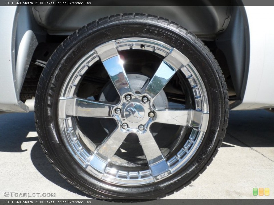 2011 GMC Sierra 1500 Texas Edition Extended Cab Wheel and Tire Photo #63506587