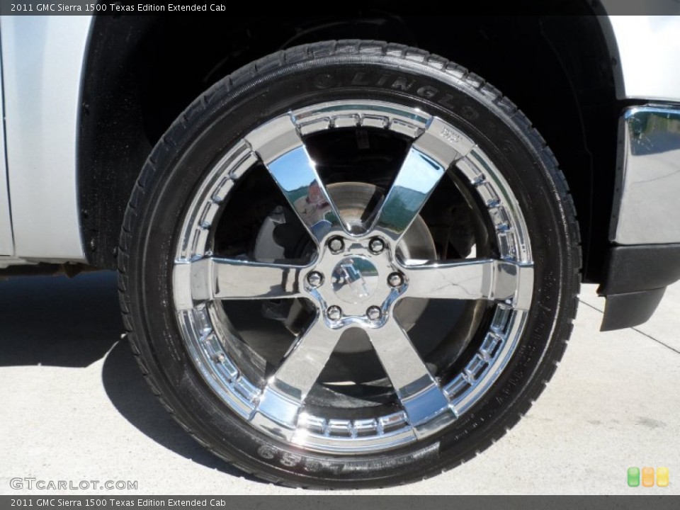 2011 GMC Sierra 1500 Texas Edition Extended Cab Wheel and Tire Photo #63506592