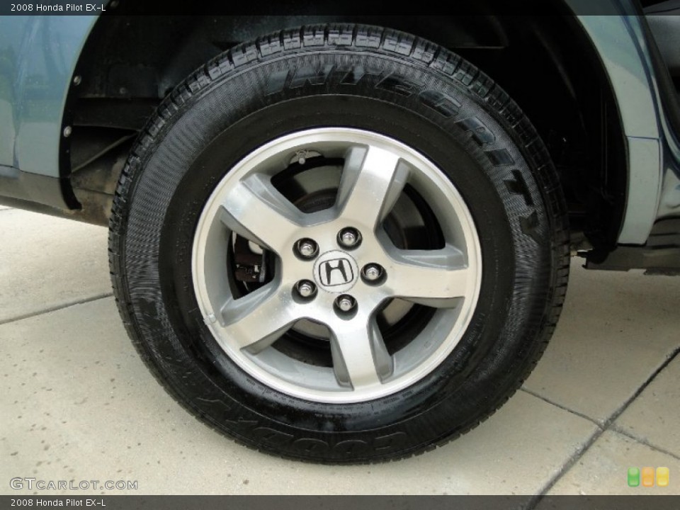 2008 Honda Pilot EX-L Wheel and Tire Photo #63508672