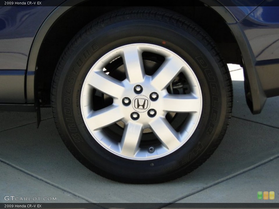 2009 Honda CR-V EX Wheel and Tire Photo #63508895