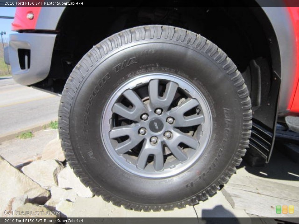 2010 Ford F150 SVT Raptor SuperCab 4x4 Wheel and Tire Photo #63514195