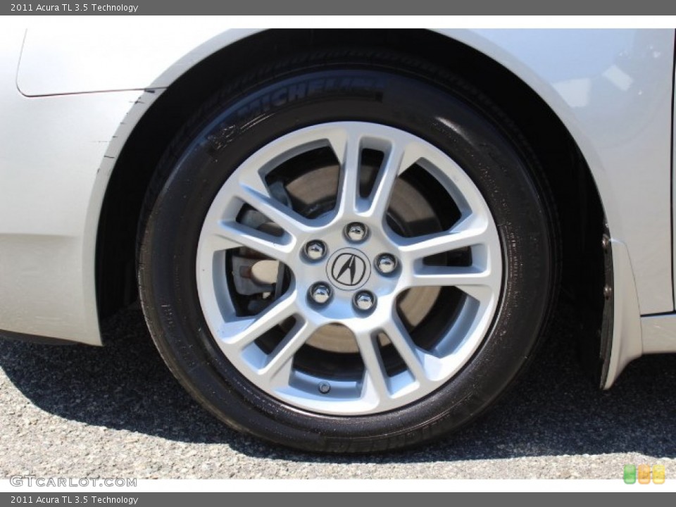 2011 Acura TL 3.5 Technology Wheel and Tire Photo #63517028