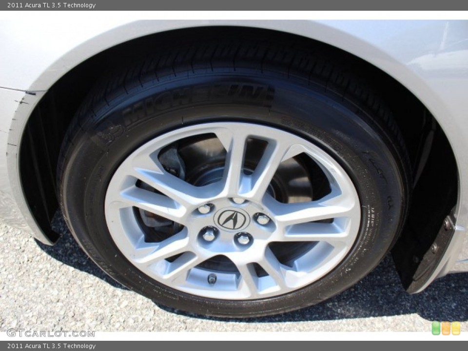 2011 Acura TL 3.5 Technology Wheel and Tire Photo #63517037