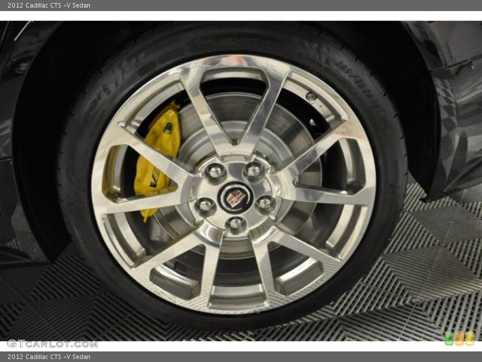 2012 Cadillac CTS -V Sedan Wheel and Tire Photo #63527709