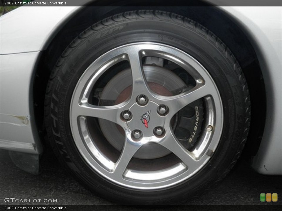 2002 Chevrolet Corvette Convertible Wheel and Tire Photo #63531135