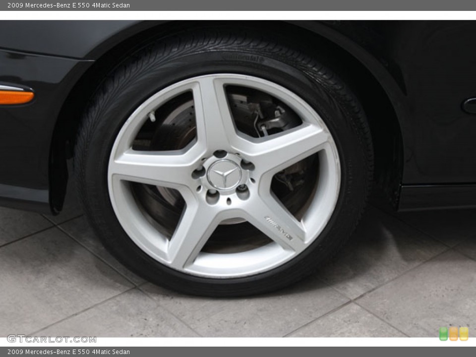 2009 Mercedes-Benz E 550 4Matic Sedan Wheel and Tire Photo #63533868