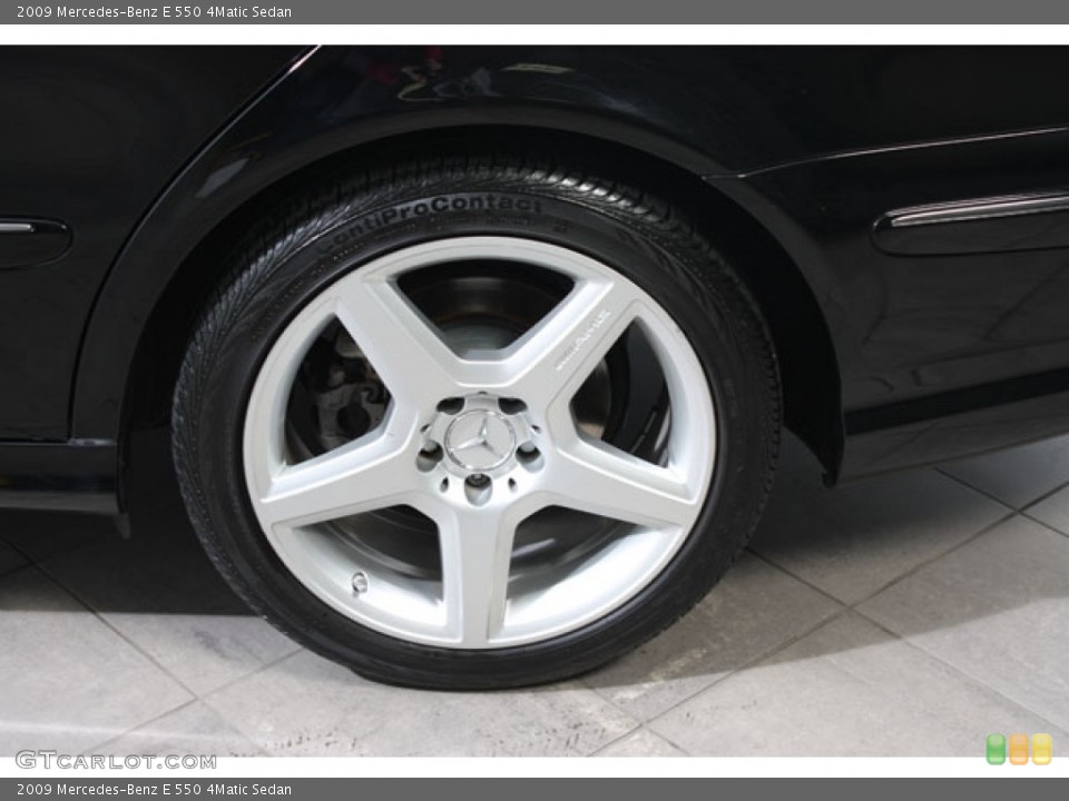 2009 Mercedes-Benz E 550 4Matic Sedan Wheel and Tire Photo #63533876