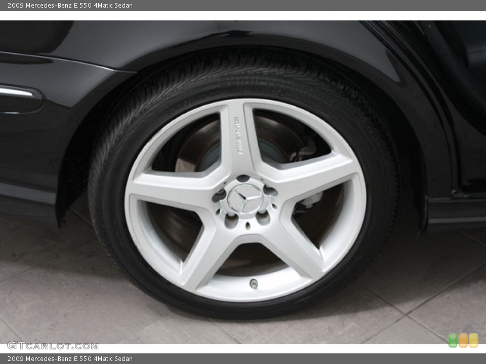 2009 Mercedes-Benz E 550 4Matic Sedan Wheel and Tire Photo #63533883