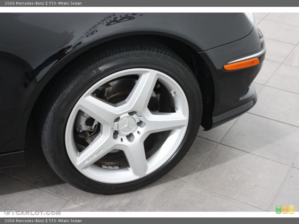 2009 Mercedes-Benz E 550 4Matic Sedan Wheel and Tire Photo #63533892