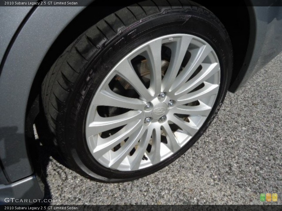 2010 Subaru Legacy 2.5 GT Limited Sedan Wheel and Tire Photo #63536190