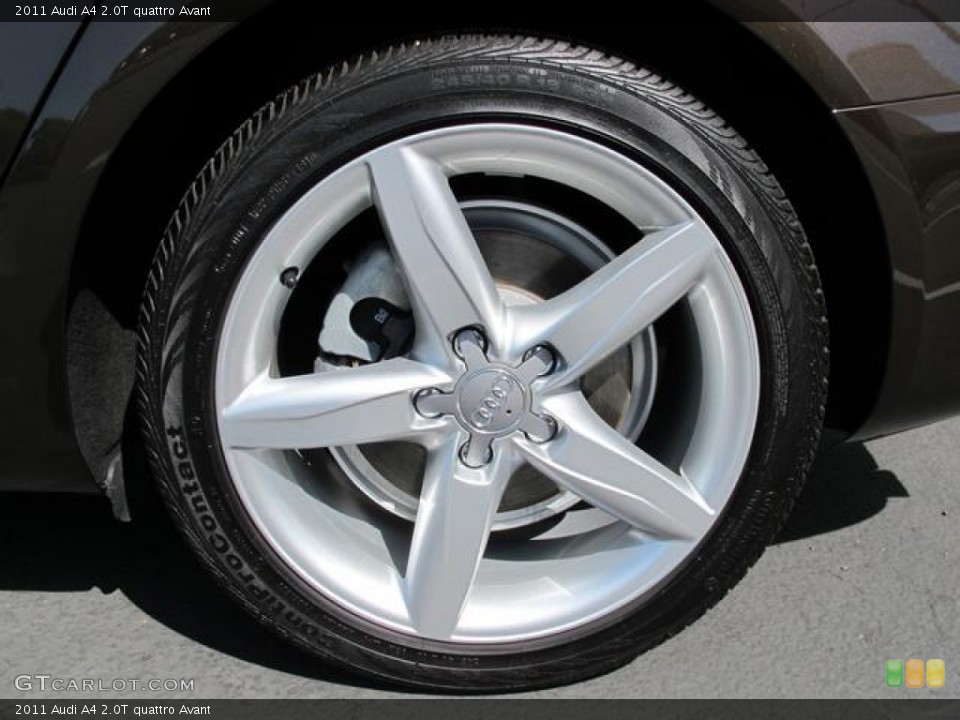 2011 Audi A4 2.0T quattro Avant Wheel and Tire Photo #63547737