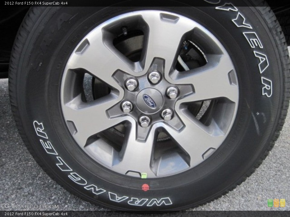 2012 Ford F150 FX4 SuperCab 4x4 Wheel and Tire Photo #63559699