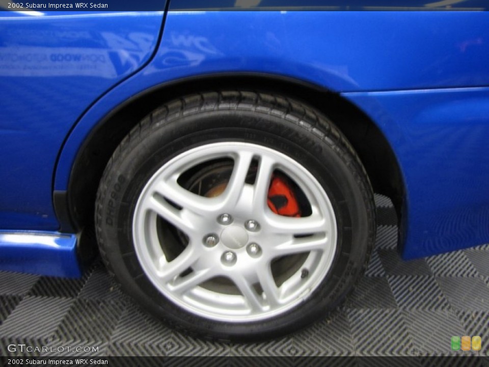2002 Subaru Impreza WRX Sedan Wheel and Tire Photo #63567386