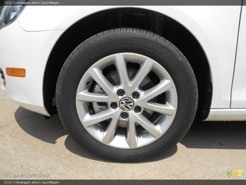 2012 Volkswagen Jetta S SportWagen Wheel and Tire Photo #63573465