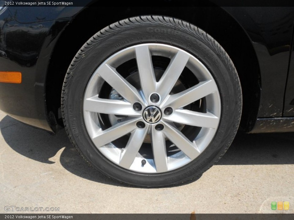 2012 Volkswagen Jetta SE SportWagen Wheel and Tire Photo #63573662