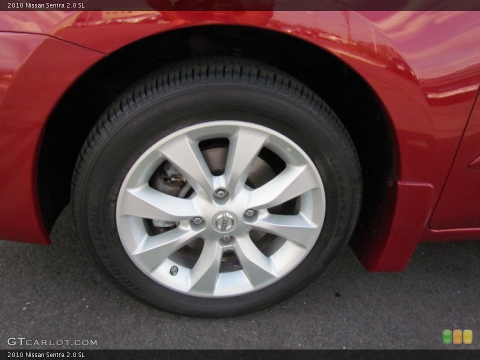 2010 Nissan Sentra 2.0 SL Wheel and Tire Photo #63578717